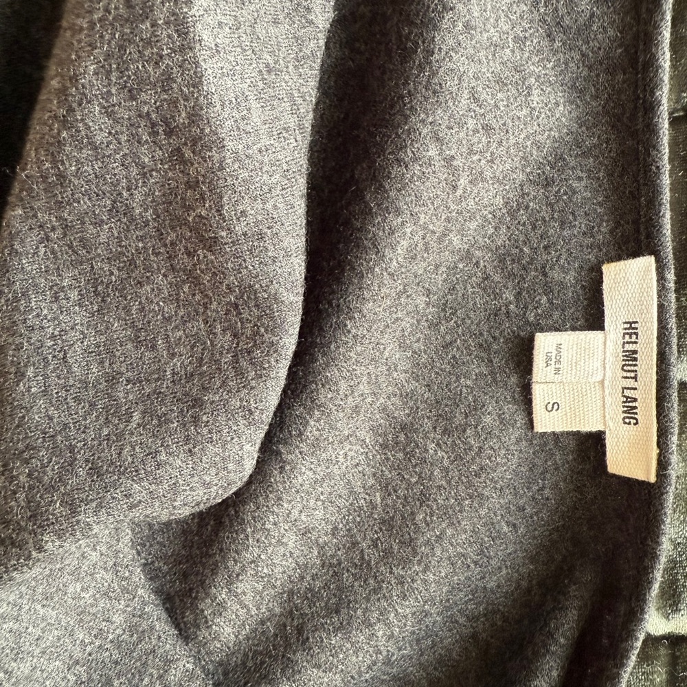 Helmut Lang Charcoal Dress - Picture 2 of 4